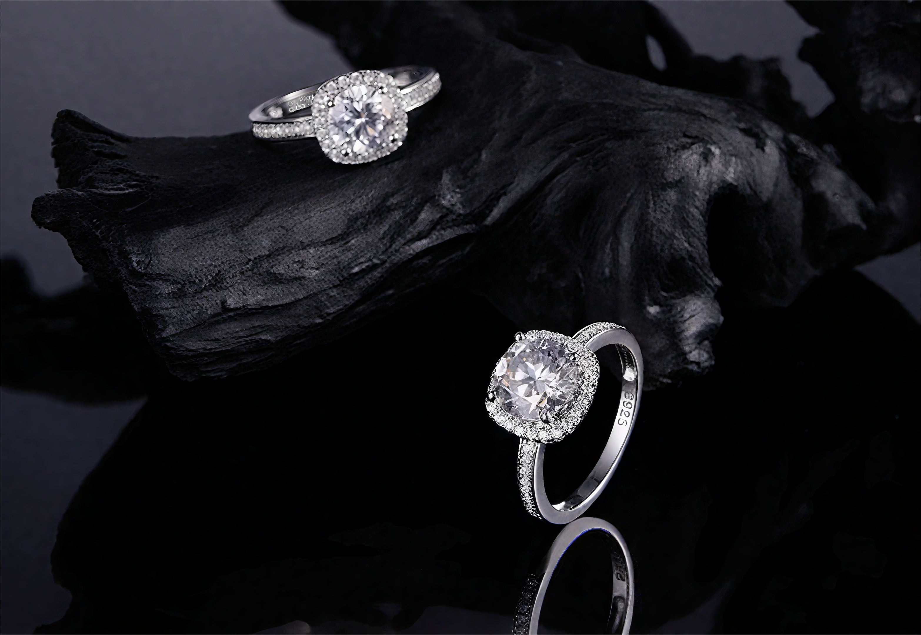 S925 Moissanite Wedding Band Brilliant D/E Color VVS1