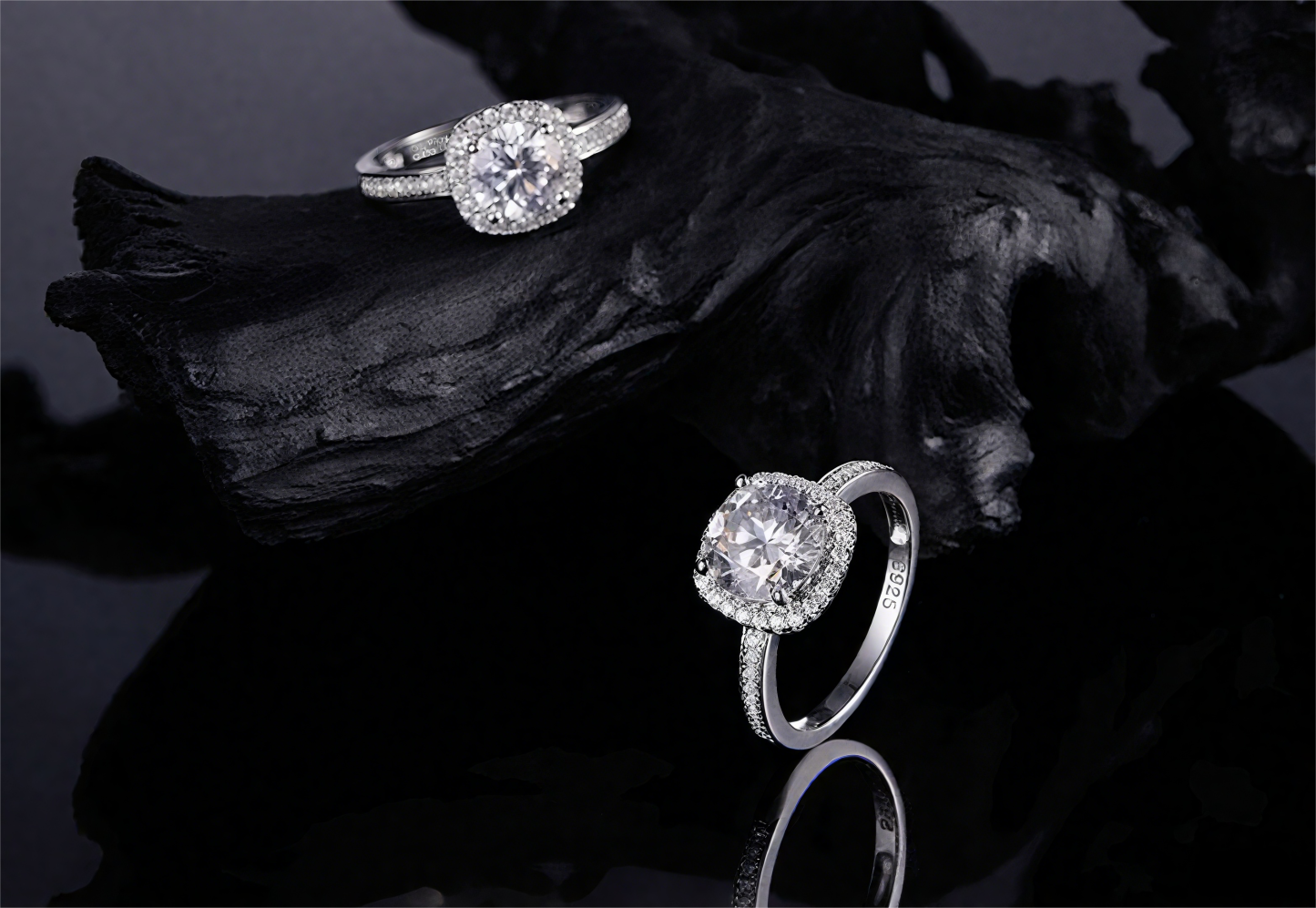 S925 Moissanite Wedding Band Brilliant D/E Color VVS1