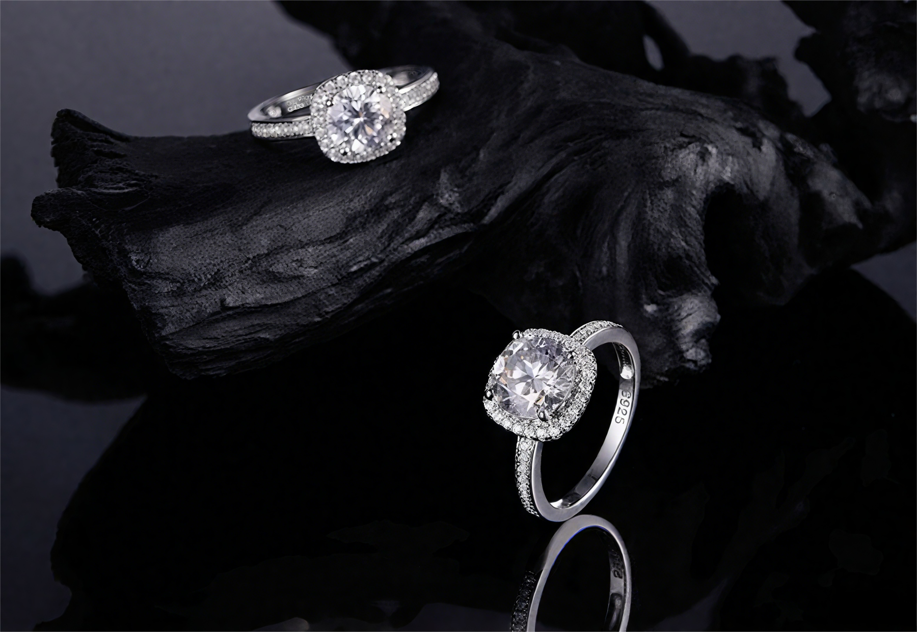 S925 Moissanite Wedding Band Brilliant D/E Color VVS1