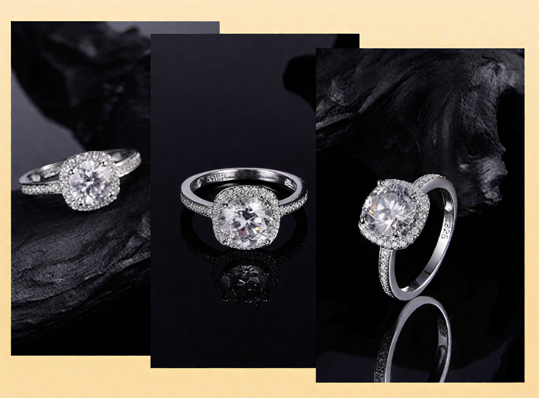 S925 Moissanite Wedding Band Brilliant D/E Color VVS1