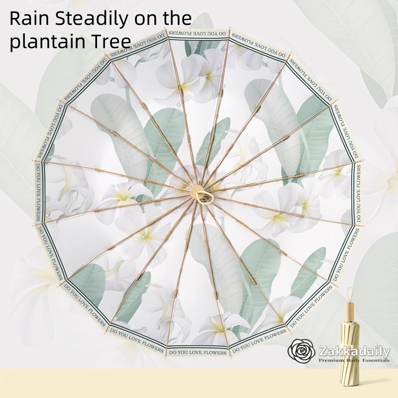 Asian Chinese painting /oil painting style umberlla