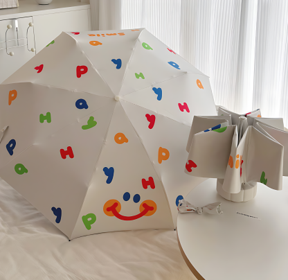 Cute woman's sunshade 