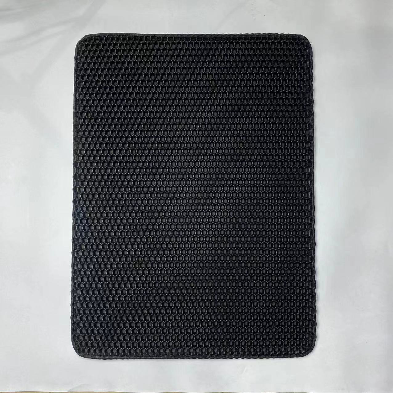 Cat Litter Mat 2Pics(Black&Grey)