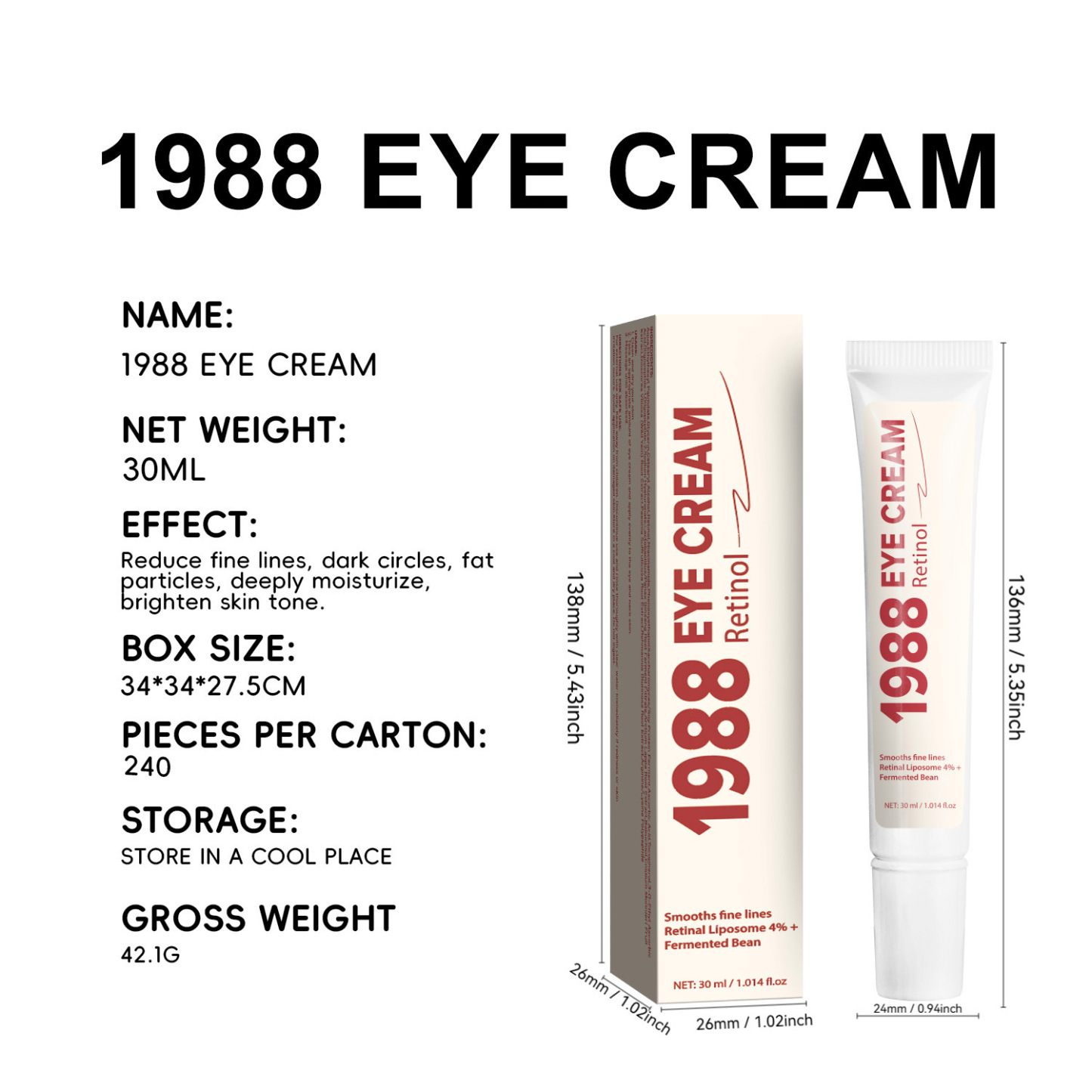 1988 Eye retinol Cream