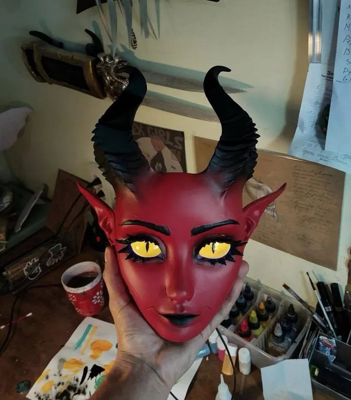 😈🔥Flash Sale 49% OFF 🎭Babydoll Mask: Quality and Adjustable for Comfort