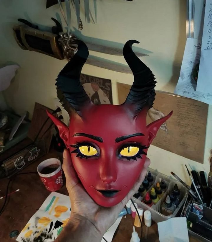 😈🔥Flash Sale 49% OFF 🎭Babydoll Mask: Quality and Adjustable for Comfort