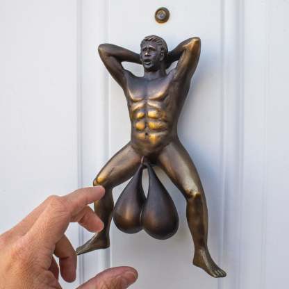 Funny Ball Door Knocker Gag Gift for Men
