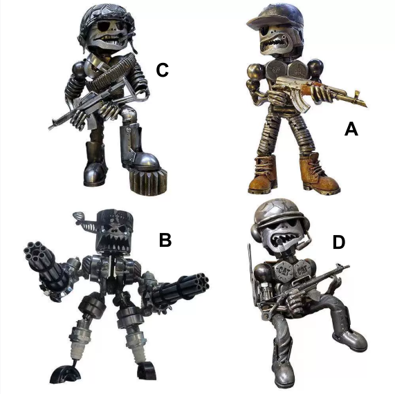 🔥Shaped machine gun man