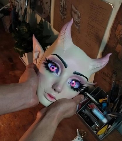 😈🔥Flash Sale 49% OFF 🎭Babydoll Mask: Quality and Adjustable for Comfort