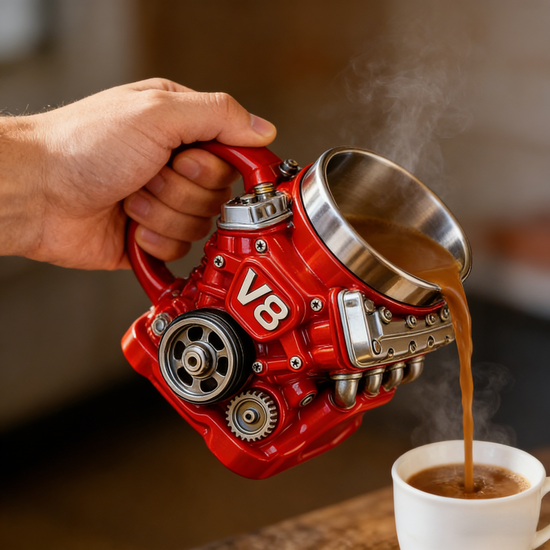 Car power engine cup