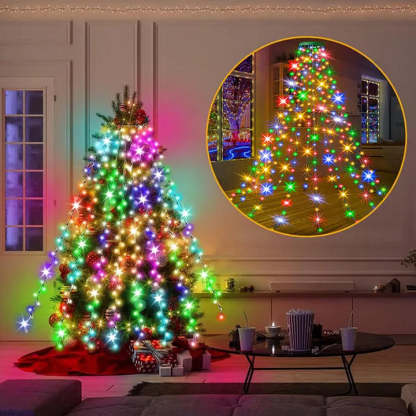 🔥LAST DAY SALE - 60% OFF🔥Christmas Tree Waterfall Lights