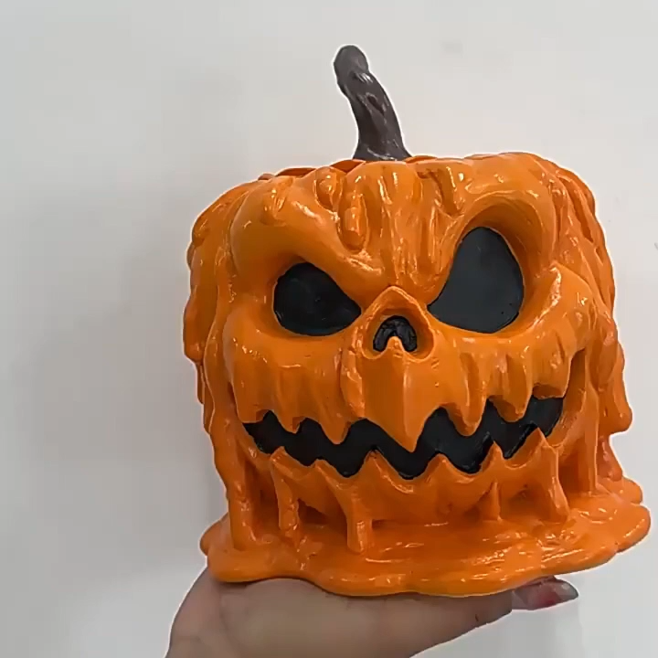Resin Pumpkin Candy Bowl