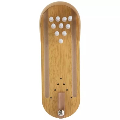 Mini Tabletop Bowling Game Set – Desktop Fun for Kids & Adults