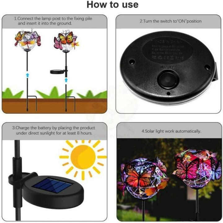 Last Chance Promotion Solar Butterfly Garden Lights