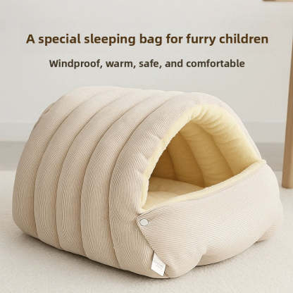 🐈Removable and Washable Winter Closed-off Cat Bed💝