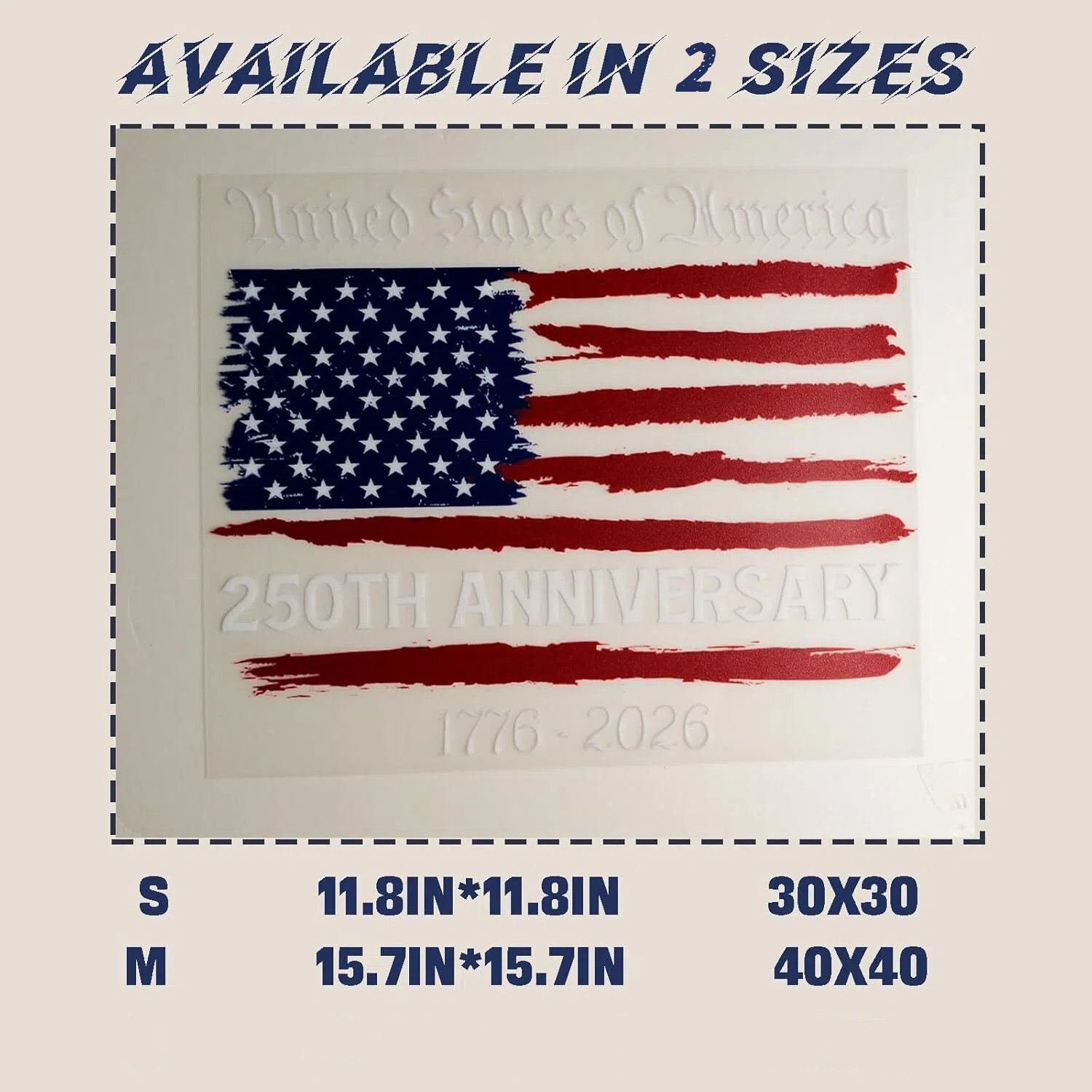 🔥Last Day 49% OFF - United States 250th Anniversary Car Sticker