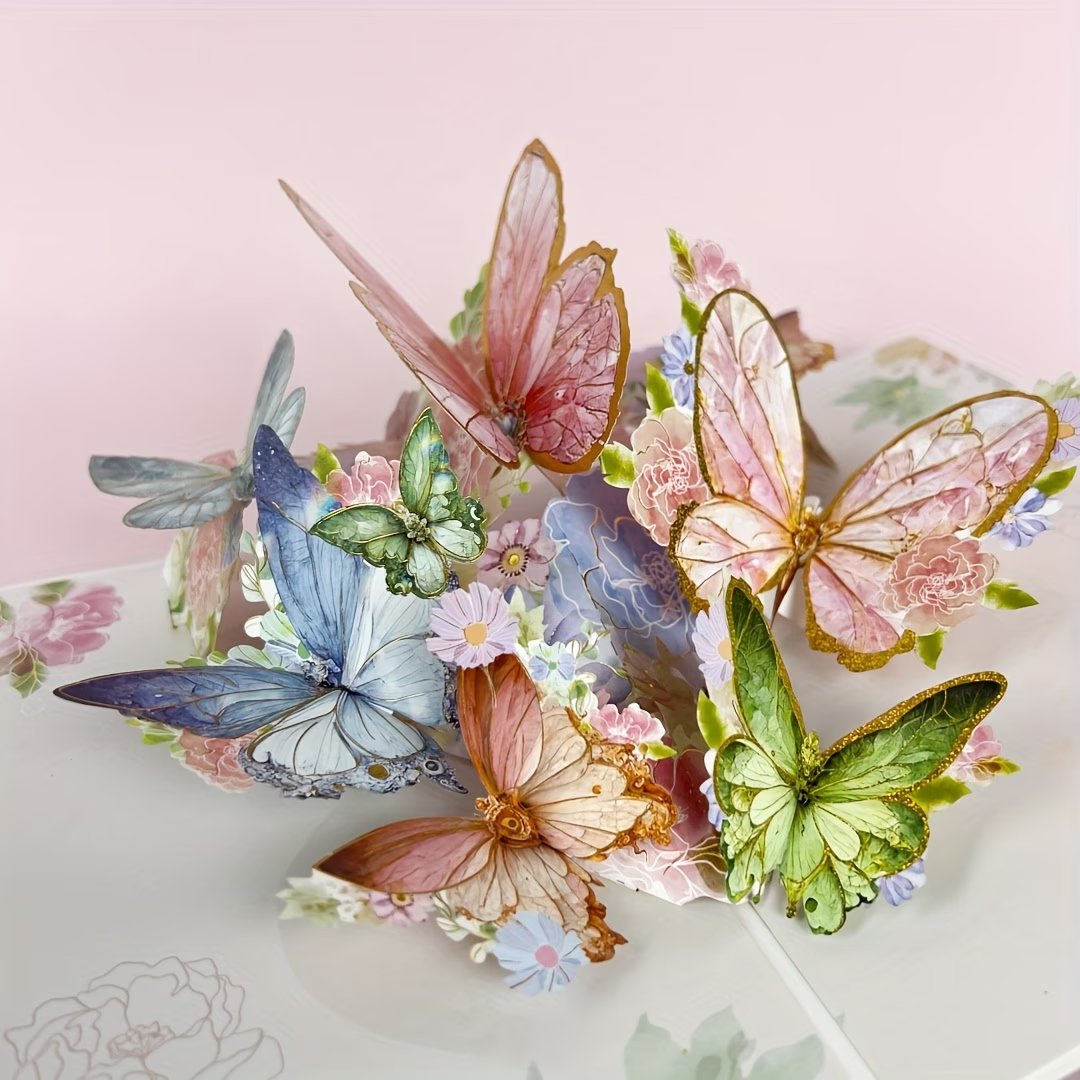 Golden Foil Pop-up 3D Greeting Card with Envelope | Perfect Gift