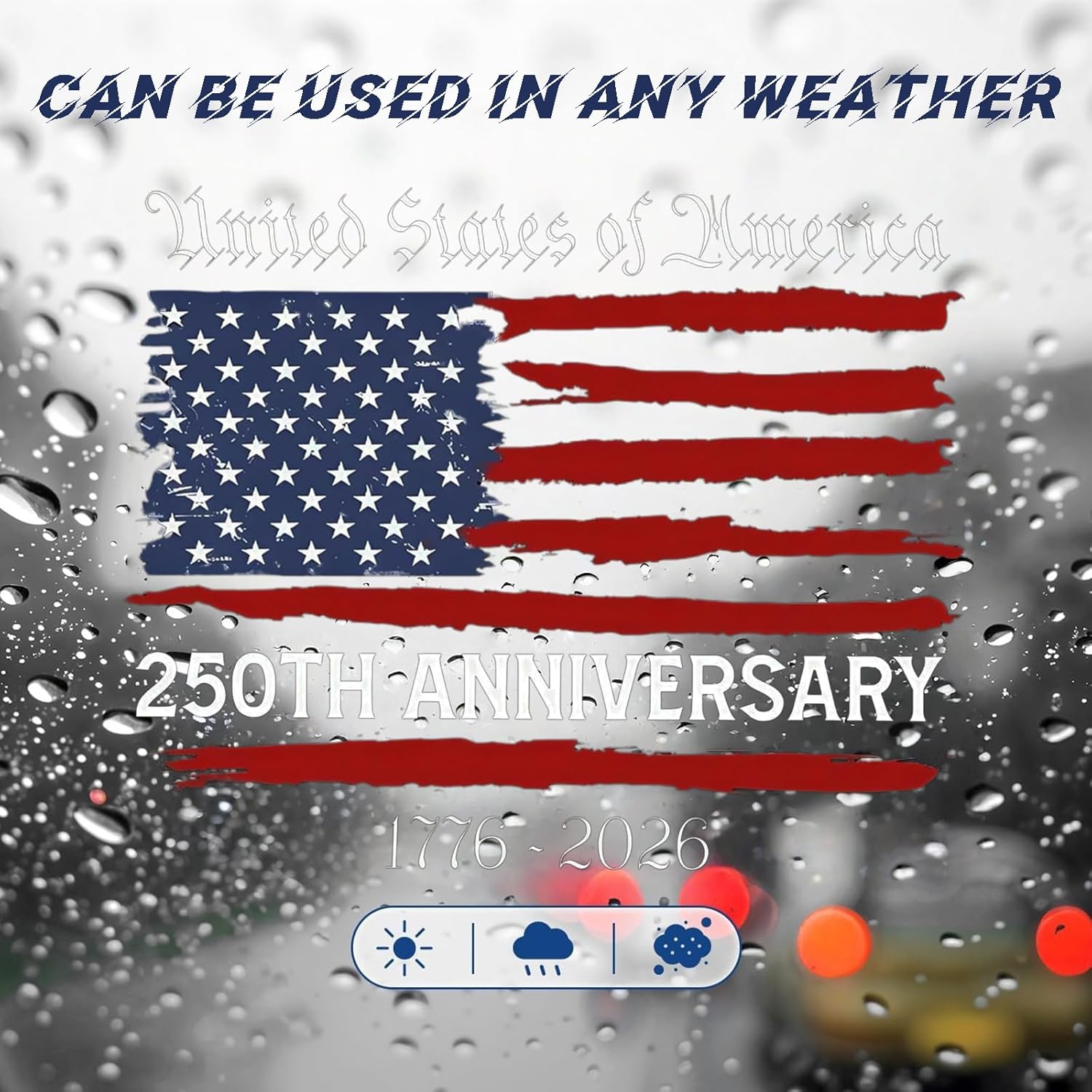 🔥Last Day 49% OFF - United States 250th Anniversary Car Sticker
