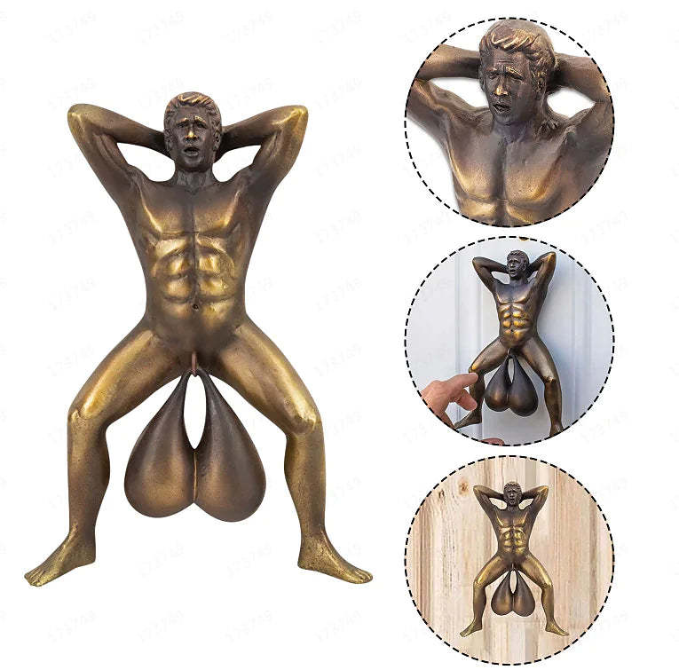Funny Ball Door Knocker Gag Gift for Men