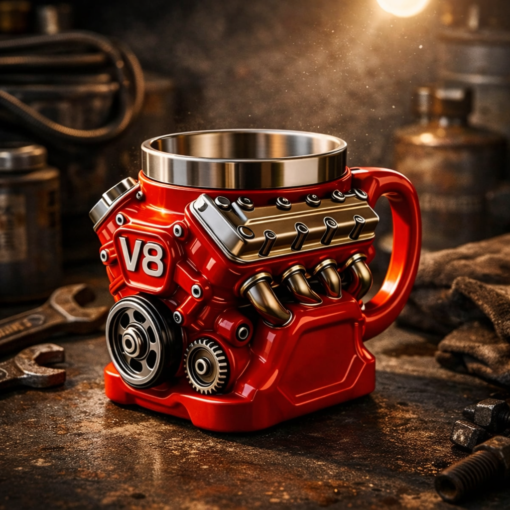 [Copy]V8 Engine/Turbocharger Coffee Mug