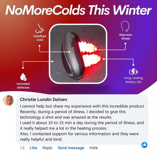 Naselio™|LED Nasal Device for Dry Nose & Sinus Comfort,USB-Rechargeable Light Therapy