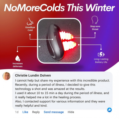 Naselio™|LED Nasal Device for Dry Nose & Sinus Comfort,USB-Rechargeable Light Therapy