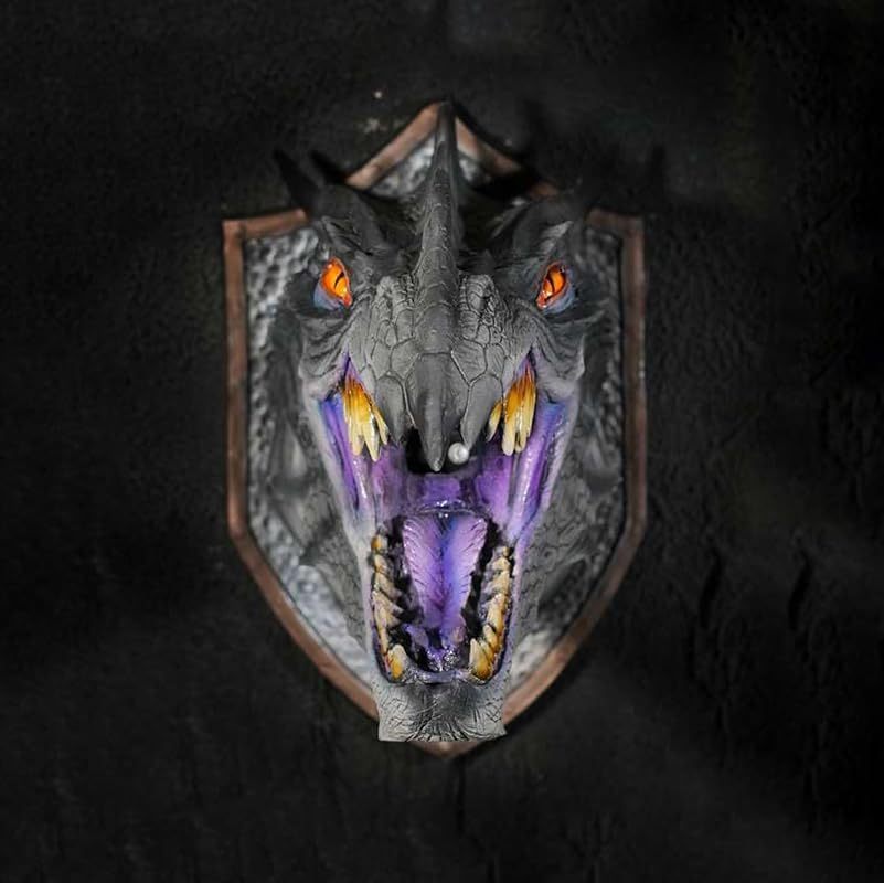 Dragon head wall decoration