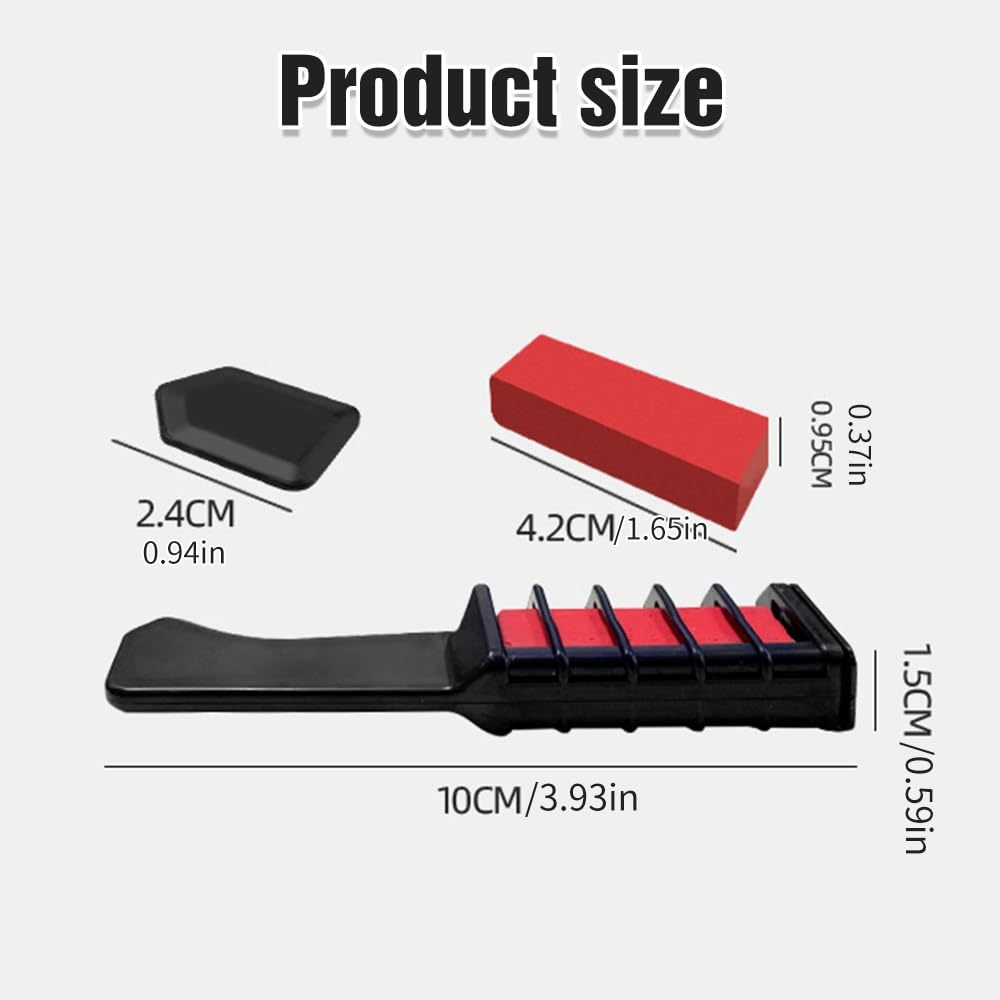 Festive Fun Hair Chalk Combs