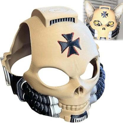 Armor Mask for pets ,Halloween Cosplay Costume,