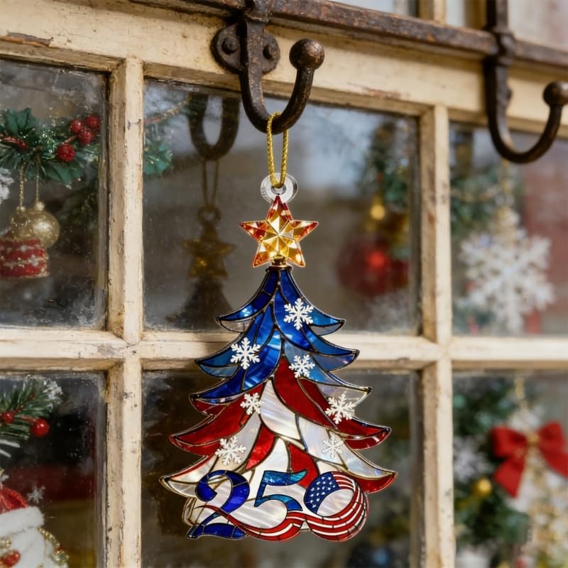 2D Acrylic USA 250th Anniversary Ornament