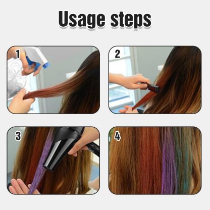 Festive Fun Hair Chalk Combs