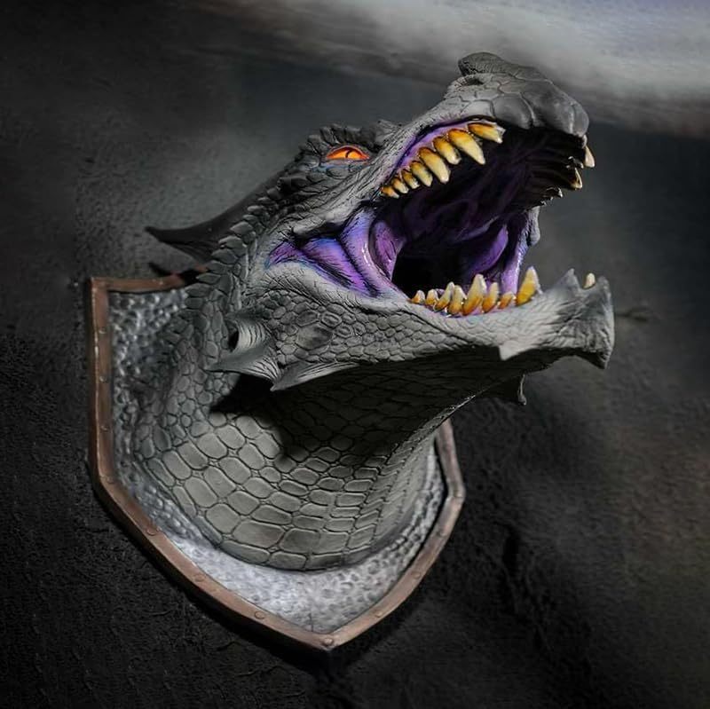 Dragon head wall decoration