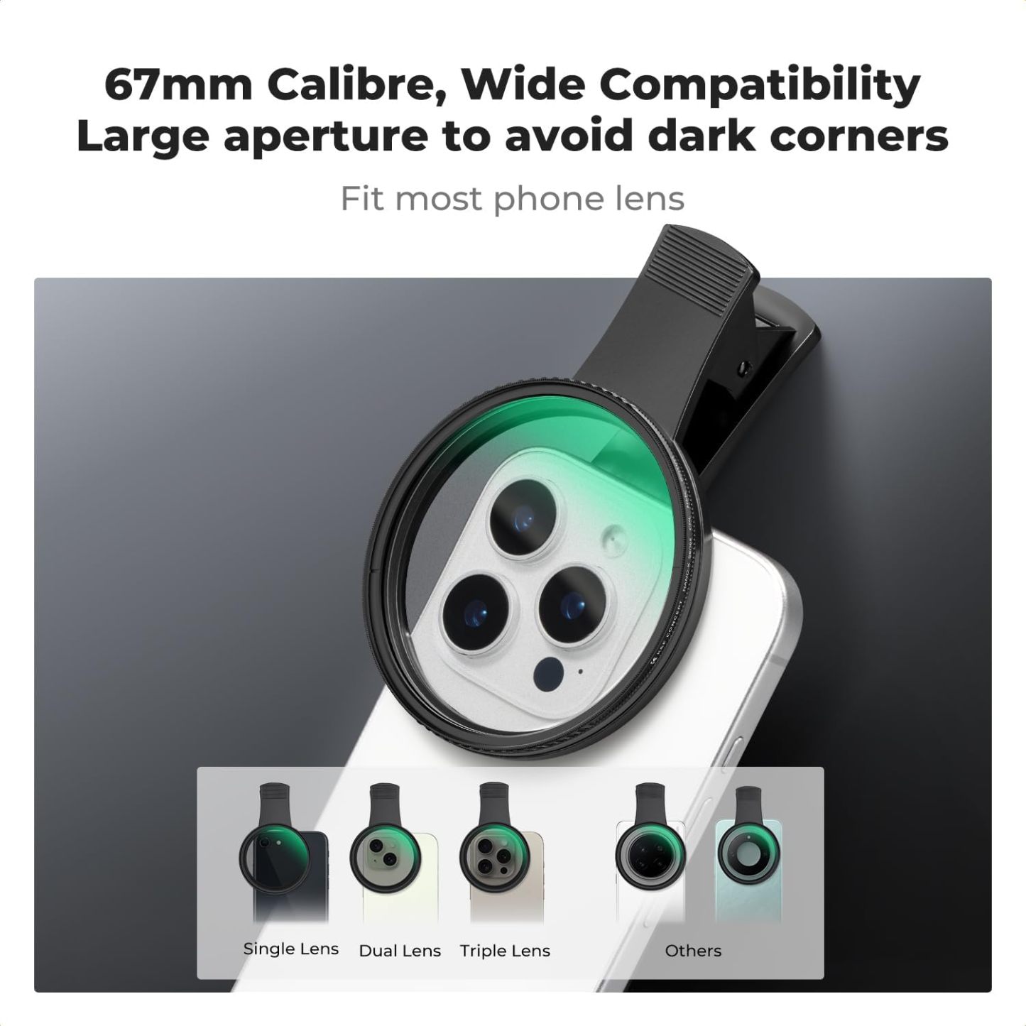 CPL Phone Camera Lens Filter