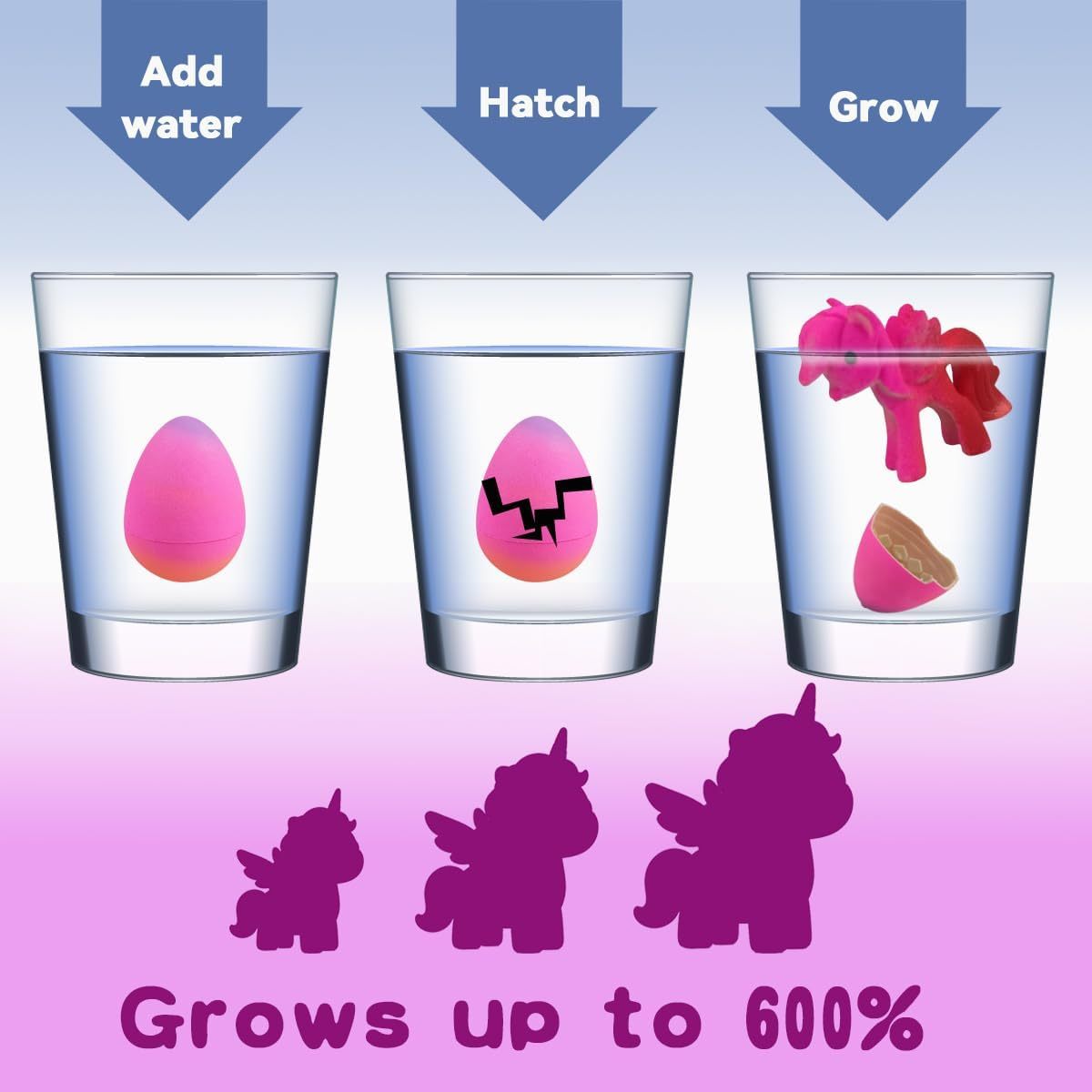 Unicorn Hatching Surprise Eggs
