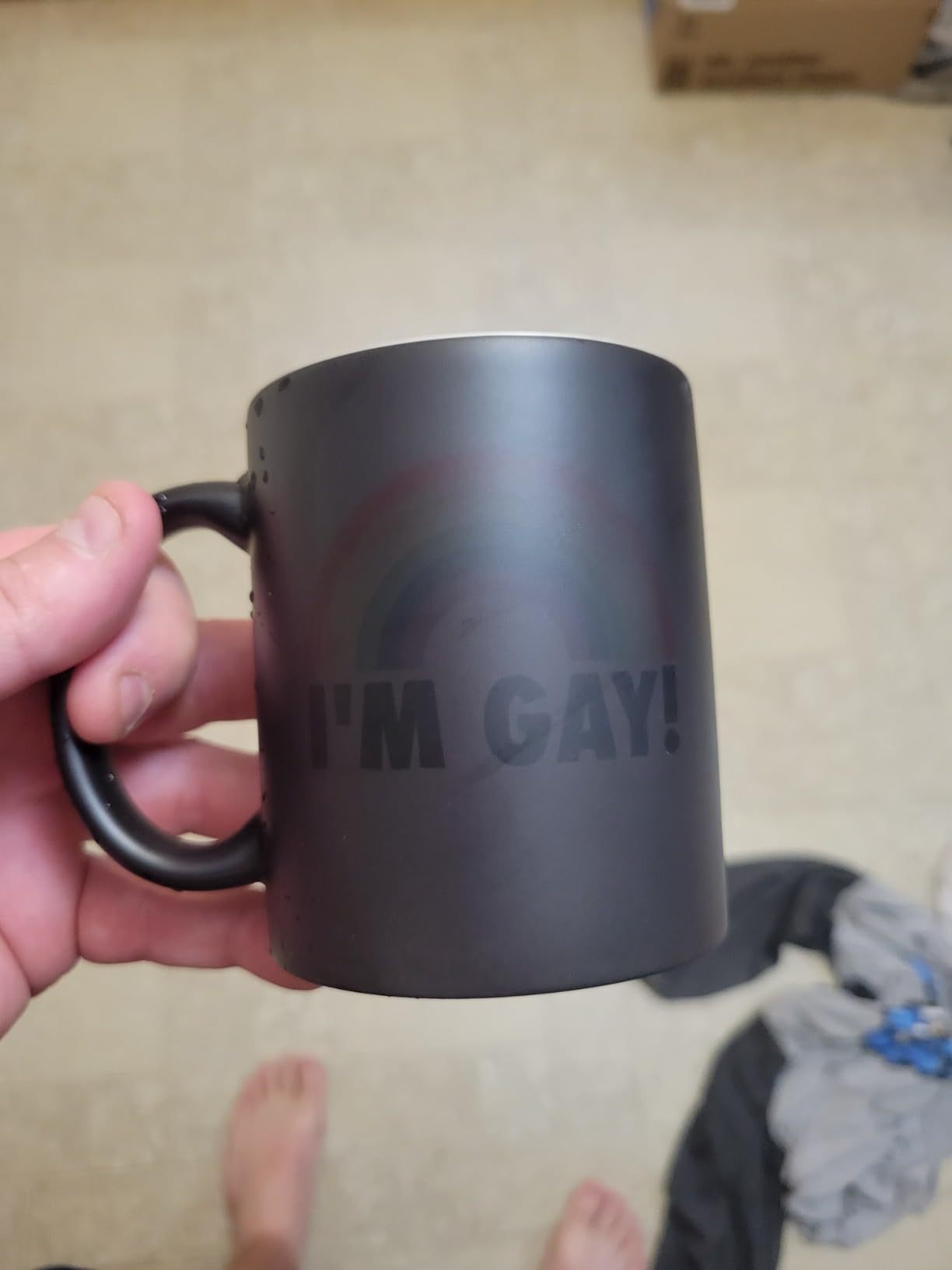 I'm Gay Rainbow Heat Change Mug