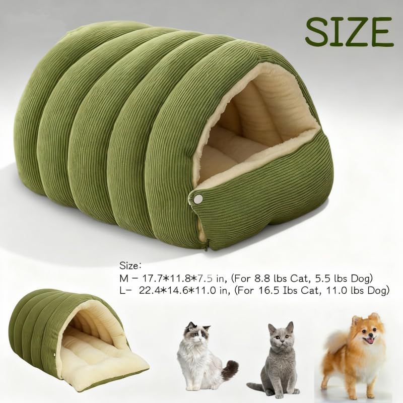 🐈Removable and Washable Winter Closed-off Cat Bed💝