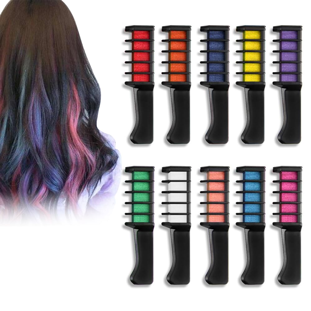 Festive Fun Hair Chalk Combs