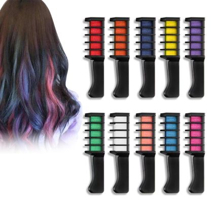 Festive Fun Hair Chalk Combs
