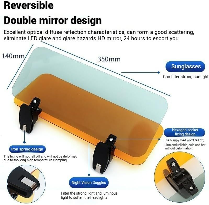 Sun Visor Extender for Cars