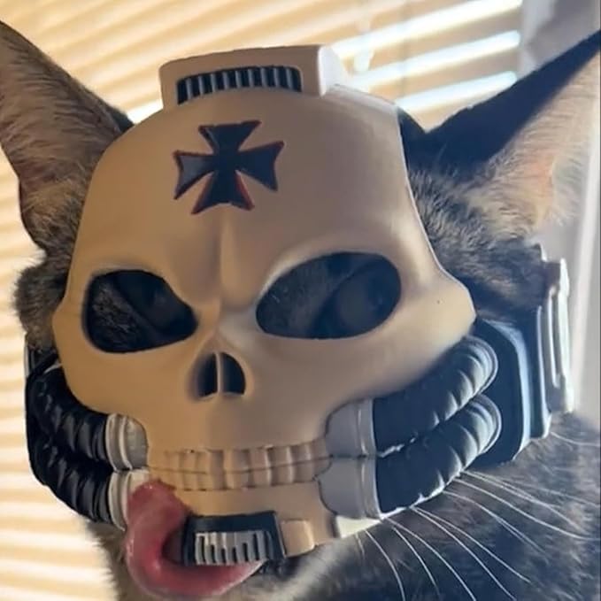 Armor Mask for pets ,Halloween Cosplay Costume,