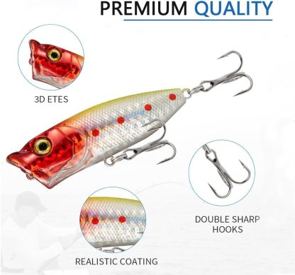 24 Days of Christmas Countdown Calendar Fishing Tools Accessories Kit,