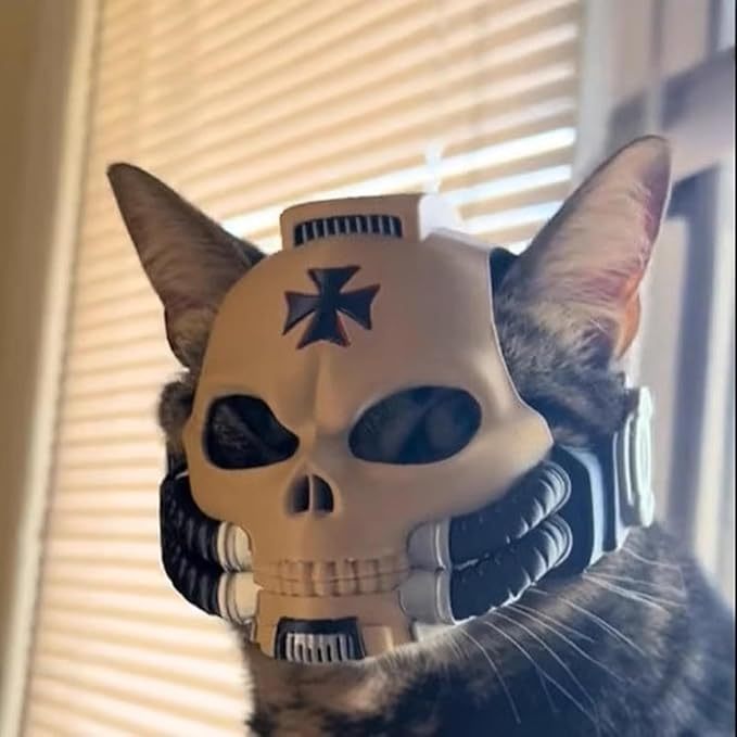 Armor Mask for pets ,Halloween Cosplay Costume,