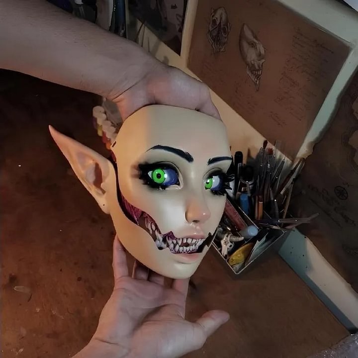 😈🔥Flash Sale 49% OFF 🎭Babydoll Mask: Quality and Adjustable for Comfort