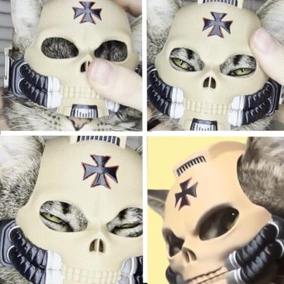 Armor Mask for pets ,Halloween Cosplay Costume,