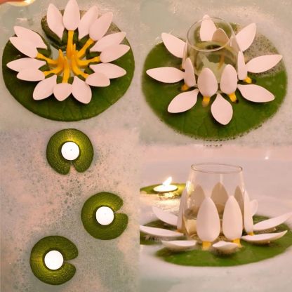 Bath Lilies Bath Wine Holder