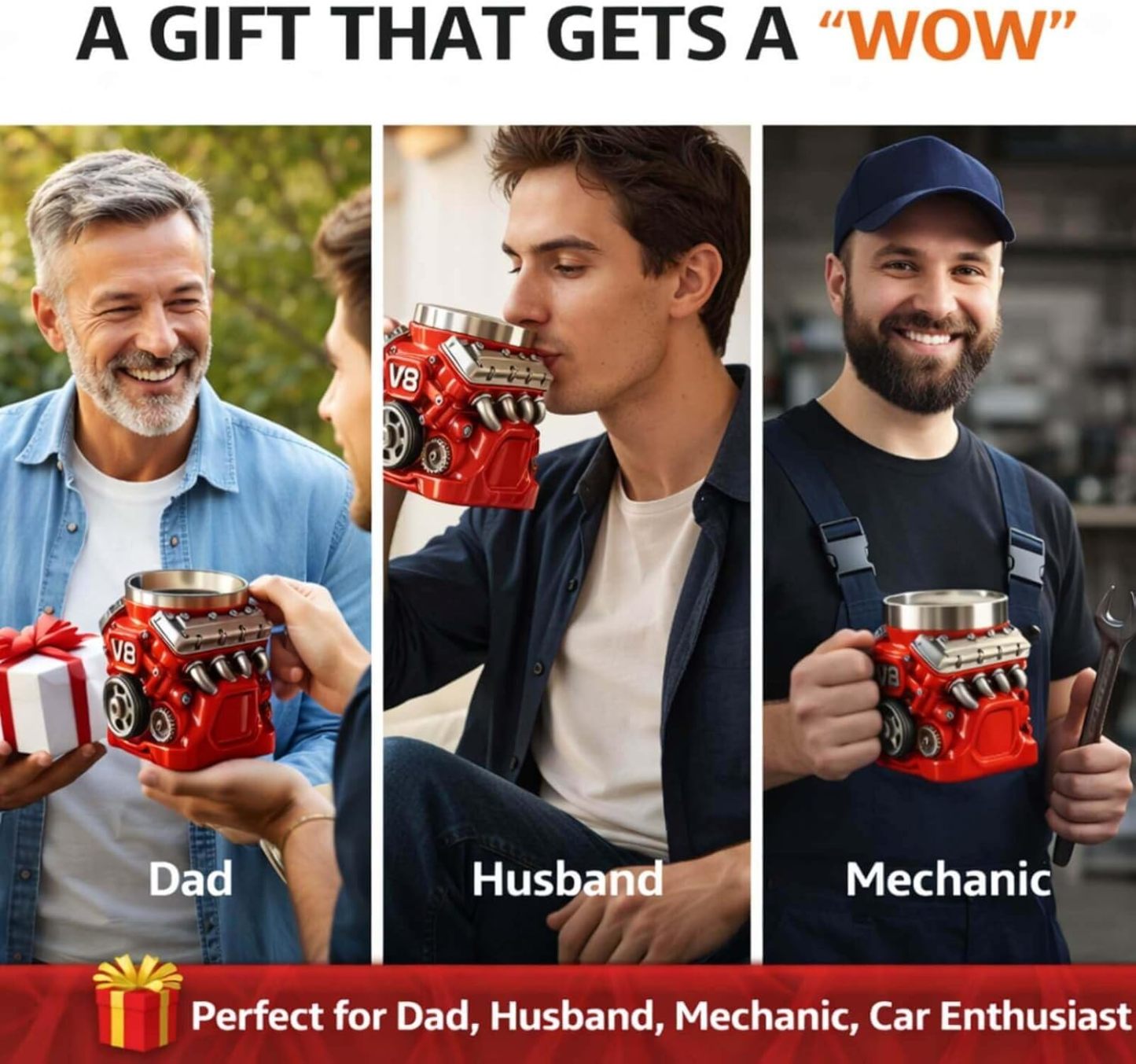 [Copy]V8 Engine/Turbocharger Coffee Mug