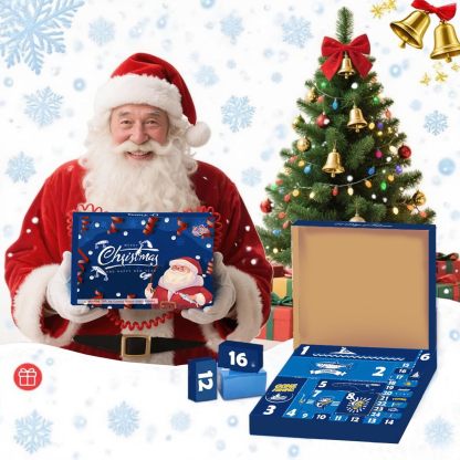 24 Days of Christmas Countdown Calendar Fishing Tools Accessories Kit,