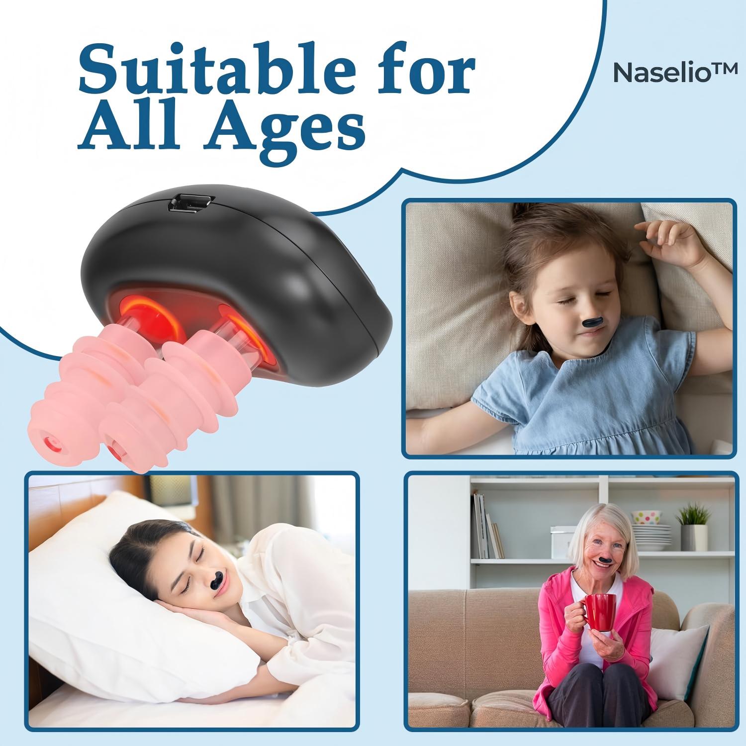 Naselio™|LED Nasal Device for Dry Nose & Sinus Comfort,USB-Rechargeable Light Therapy