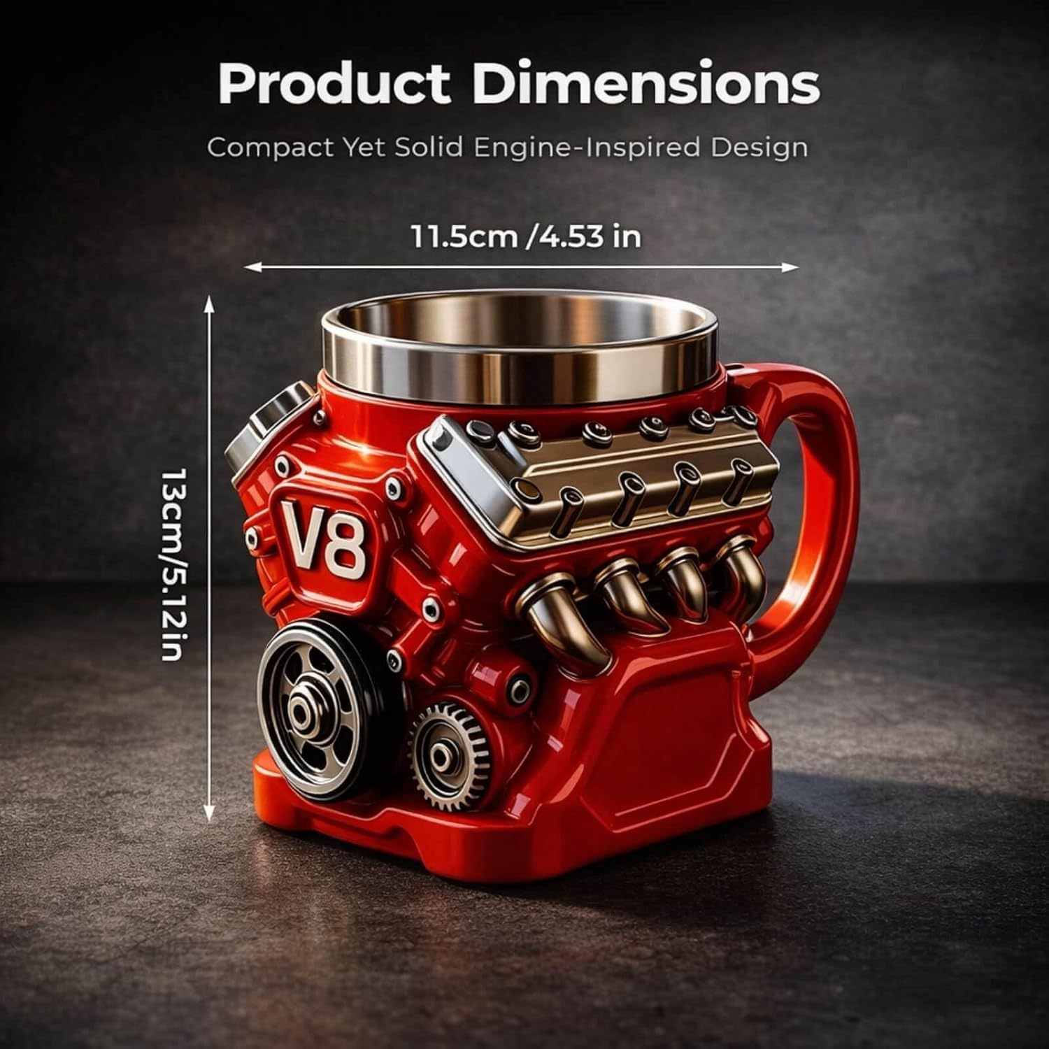 Car power engine cup