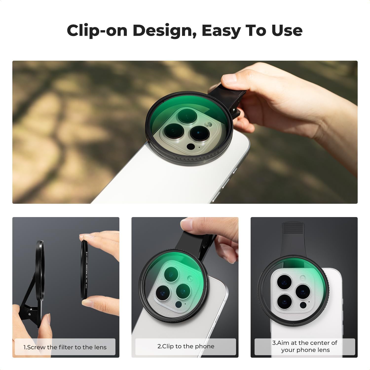 CPL Phone Camera Lens Filter
